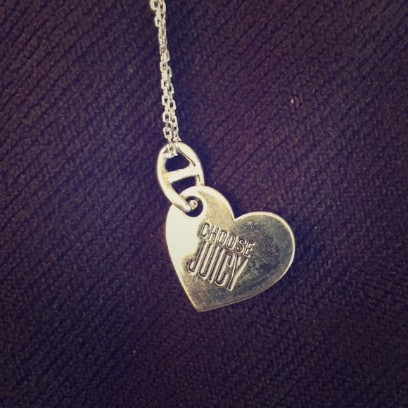 Juicy Couture Jewelry - Juicy Couture silver heart necklace